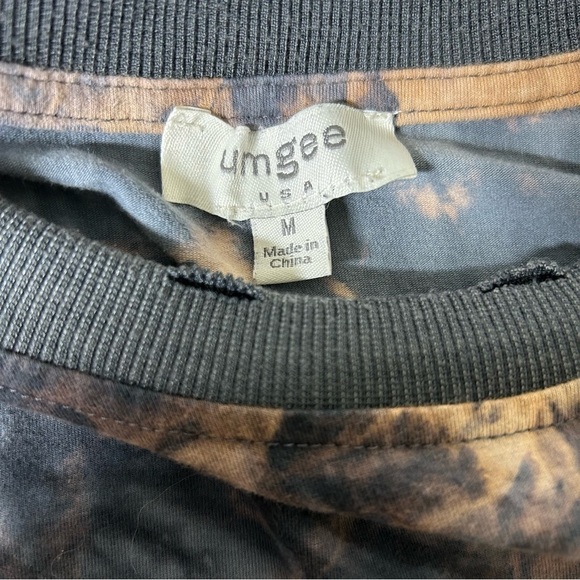 Umgee Tie-dyed Distressed Sweatshirt, M - Picture 3 of 5